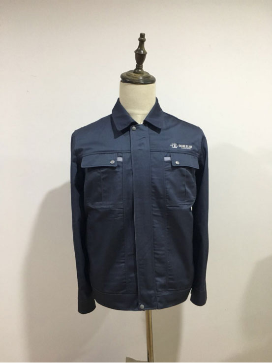 苏州荣康五金定做春秋工作服案例-鹰诺达服装厂